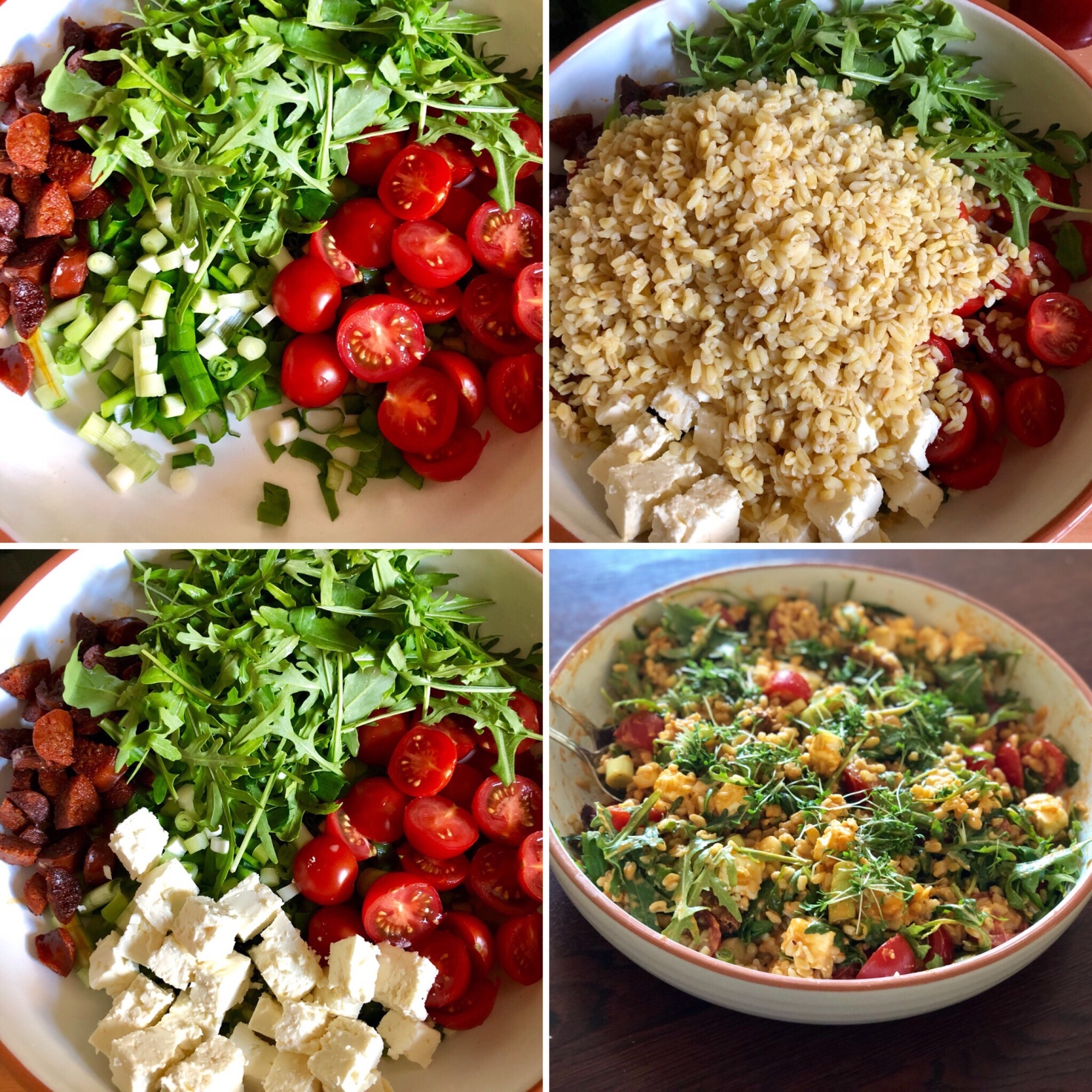 Salatliebe im Frühling – Sonnenweizensalat mit Rucola – Elly´s Do it ...